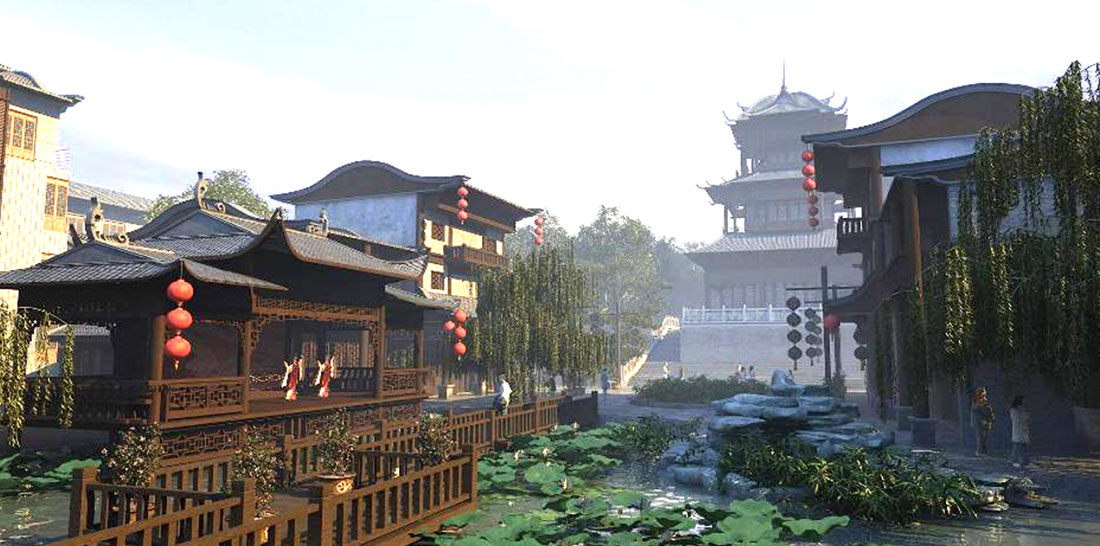 數字城市石林鹿阜古城改造工程設計 數字城市石林鹿阜古城改造工程設計